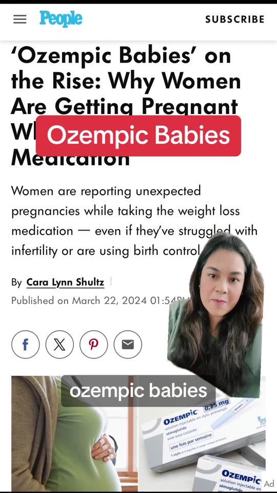 GLP-1 medications and pregnancy risk: what the 'Ozempic baby' trend gets right and wrong