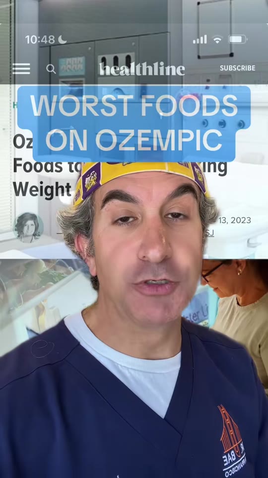 Ozempic 'worst foods' lists: what the evidence actually supports