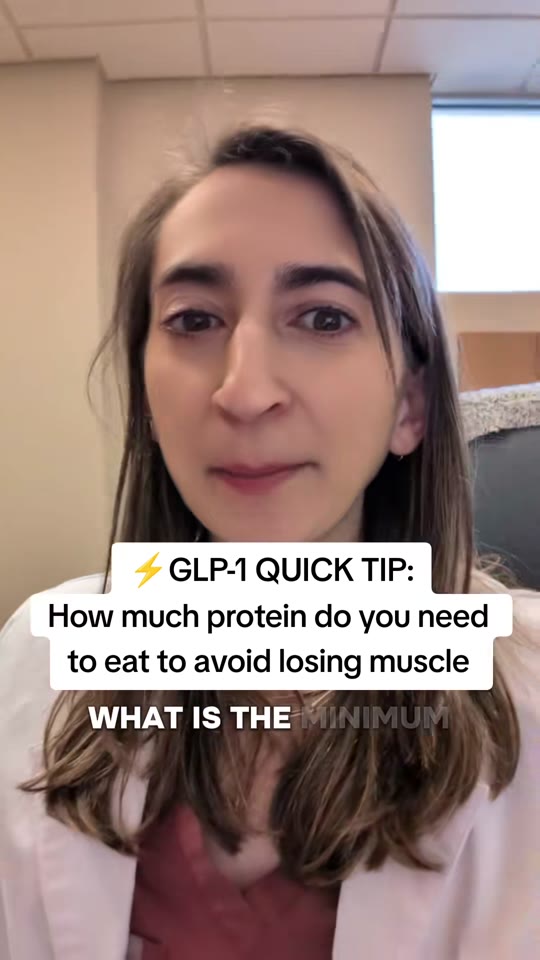 TikTok PA's protein advice for GLP-1 users, fact-checked