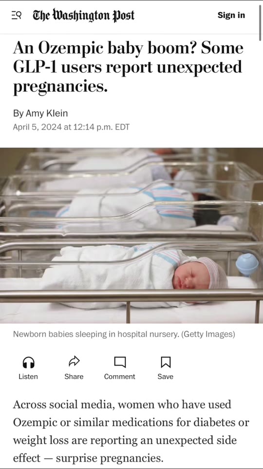 Ozempic and unintended pregnancy: what the 'Ozempic babies' trend gets right and wrong