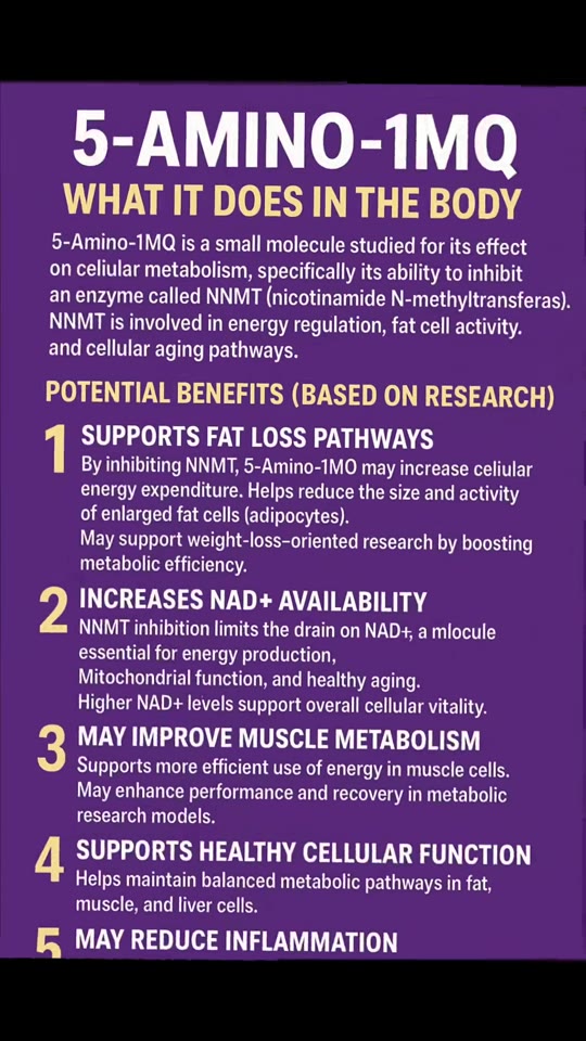 5-Amino-1MQ and fat loss: separating early science from TikTok hype
