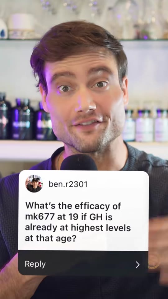 @nattyplusprotocol's age and peptide claims need context