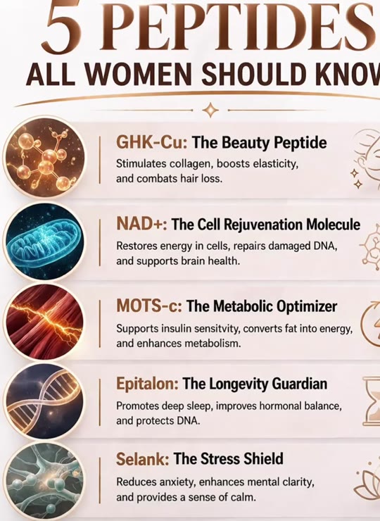 Peptides for women's fitness: separating hype from human data