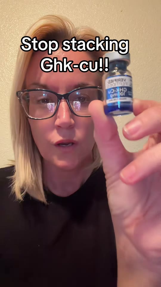 @selfcarerebuild's GHK-Cu peptide mixing claims, fact-checked