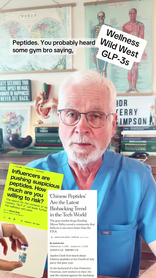 Dr. Simpson's peptide warning: what the evidence shows