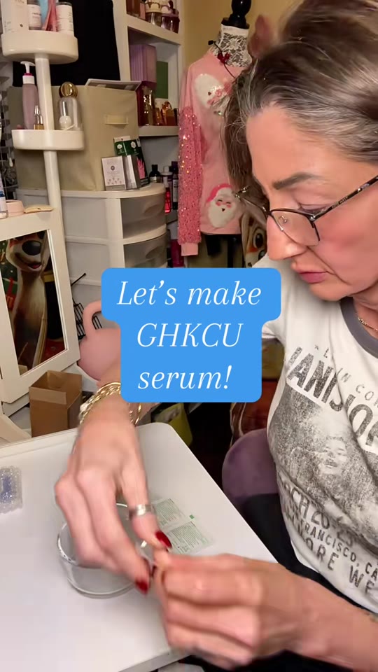 Homemade GHK-Cu serums for perimenopause: what the science says