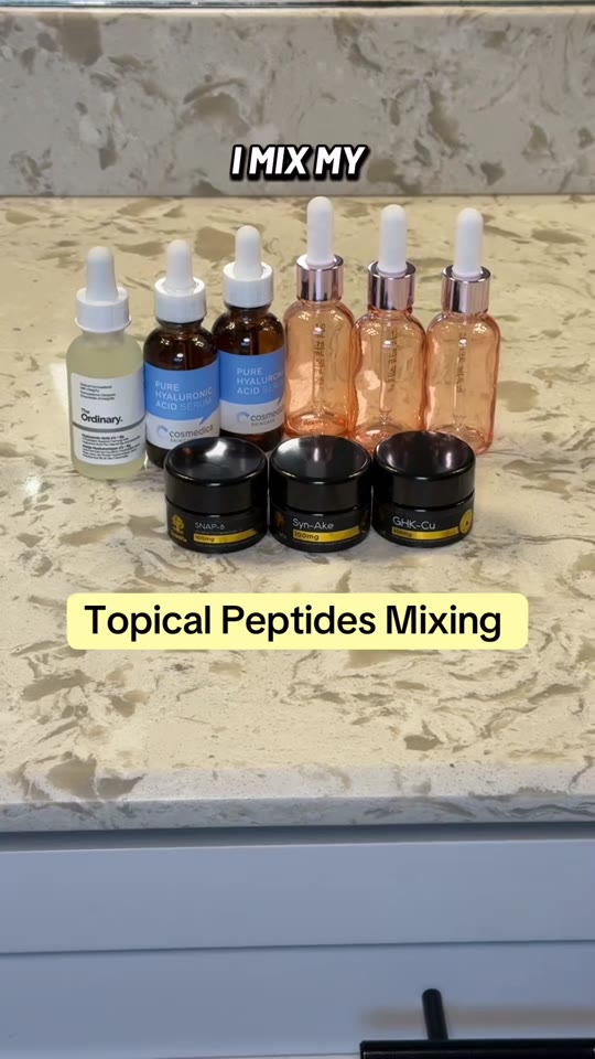 Topical peptides for skin: what GHK-Cu and Snap-8 can actually do
