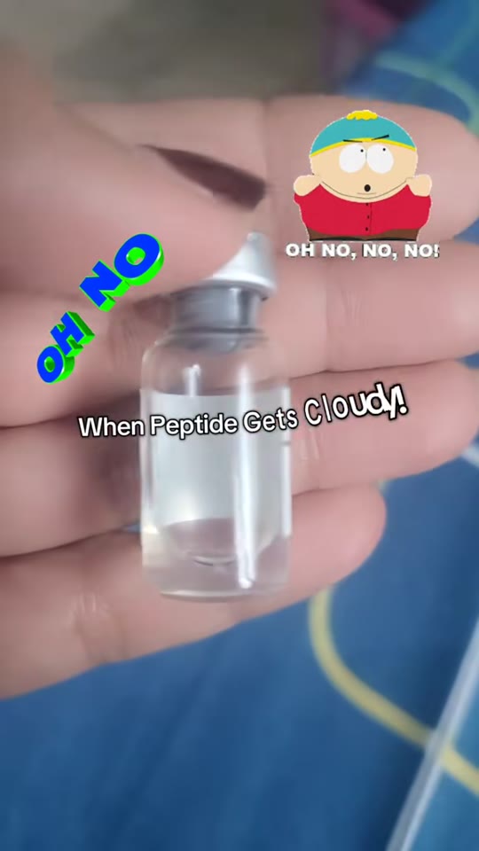 Cloudy peptide vials: real warning sign or overstated TikTok rule?