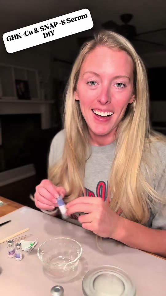 DIY GHK-Cu and SNAP-8 serums: what the science actually supports