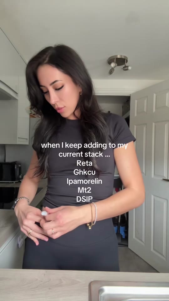 @ahleesahhh's peptide therapy stack gets fact-checked