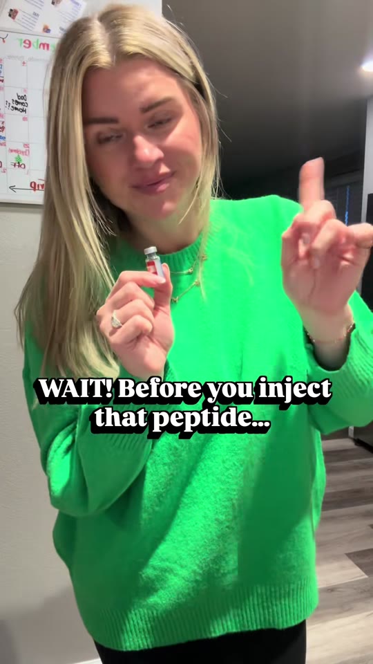 Cloudy peptide solutions: legit safety signal or TikTok panic?