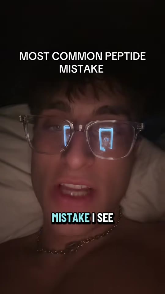 Peptide 'mistakes' content aimed at college guys: what's real?
