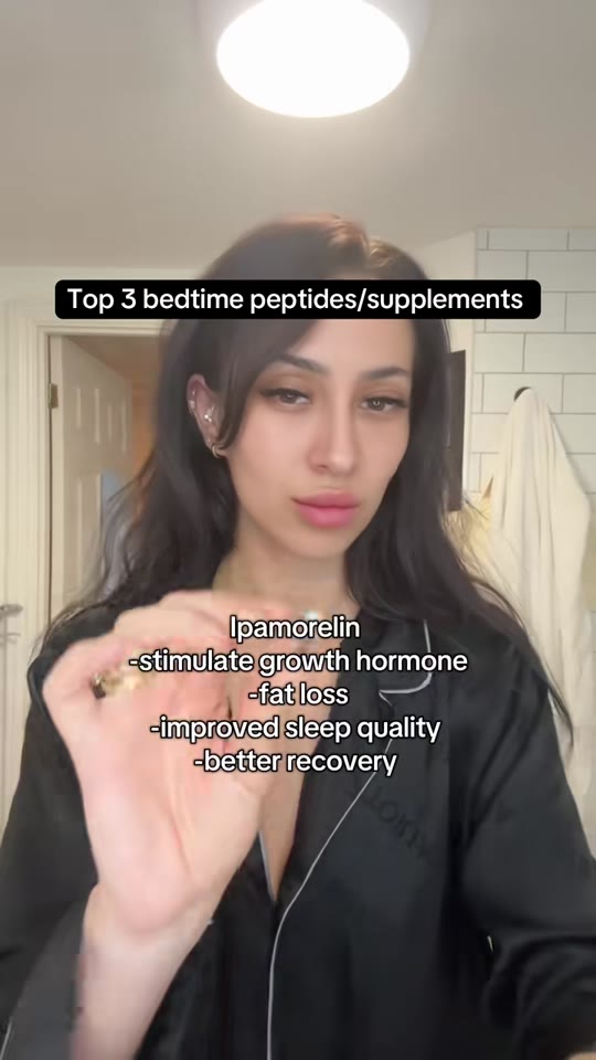Peptide 'power trio' bedtime stacks: what the science says
