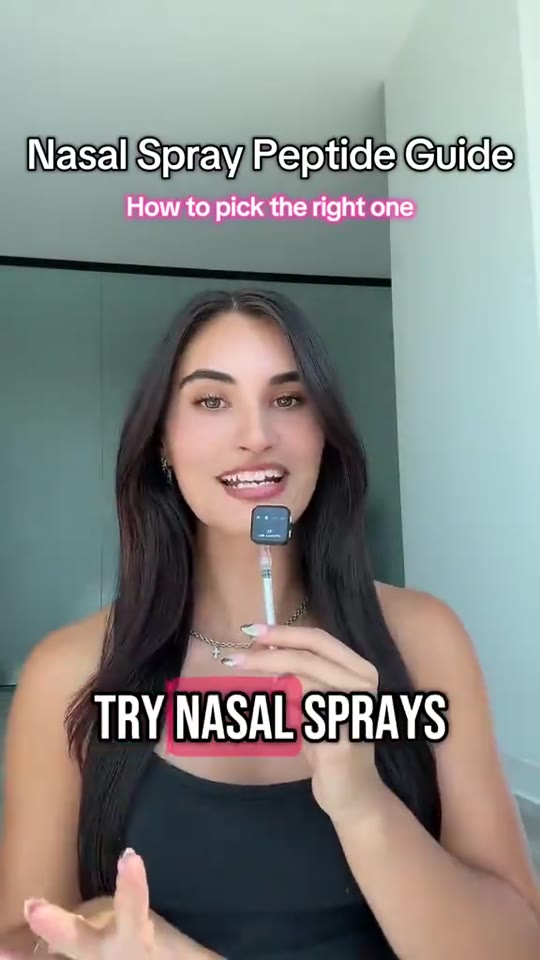 Nasal spray peptides on TikTok: hype vs. what we know