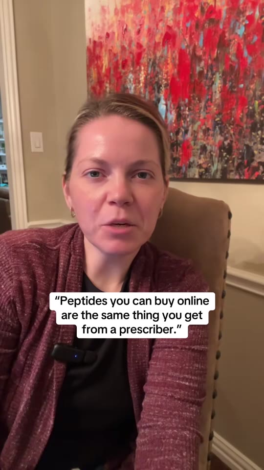 @sarah_snhealth's online peptide warning, fact-checked