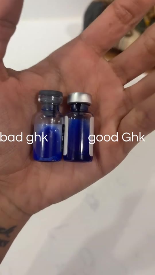 Does undissolved peptide powder actually mean it's fake or degraded?