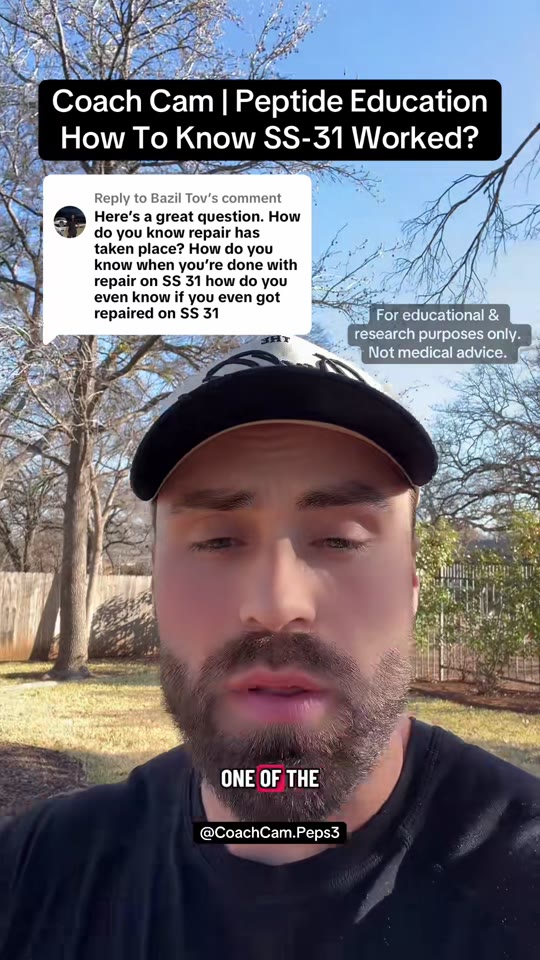 SS-31 peptide claims on TikTok: what the science actually supports
