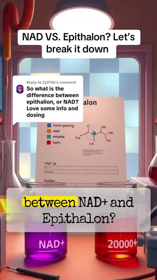 NAD+ vs. Epithalon: separating signal from supplement hype