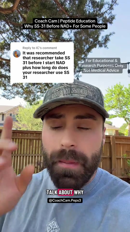 SS-31 before NAD+: what the peptide stack evidence actually shows
