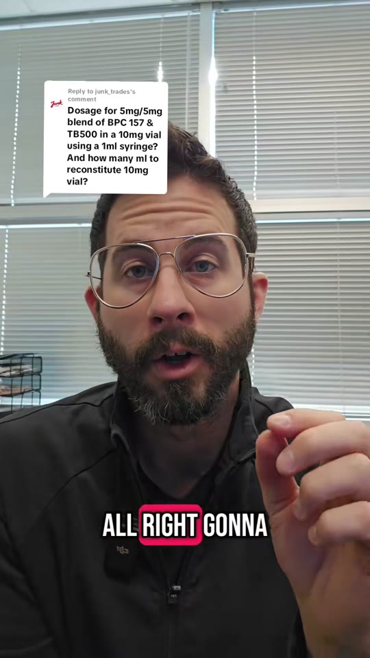 Dr. Drew Timmermans's BPC-157 and TB-500 dosing claims checked