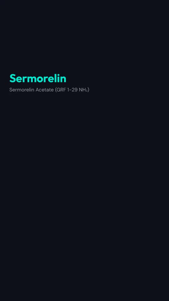 Sermorelin on TikTok: separating the GHRH hype from real data