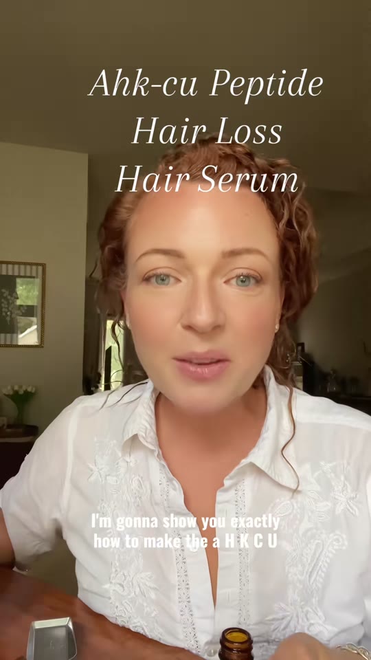 AHK-Cu hair serum claims: what the peptide science actually supports
