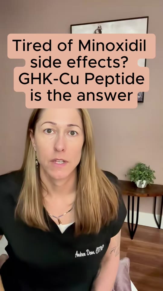 GHK-Cu vs. minoxidil for hair loss: what the evidence says