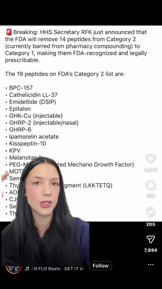 @iamnicolethibeault's peptide therapy claims need context