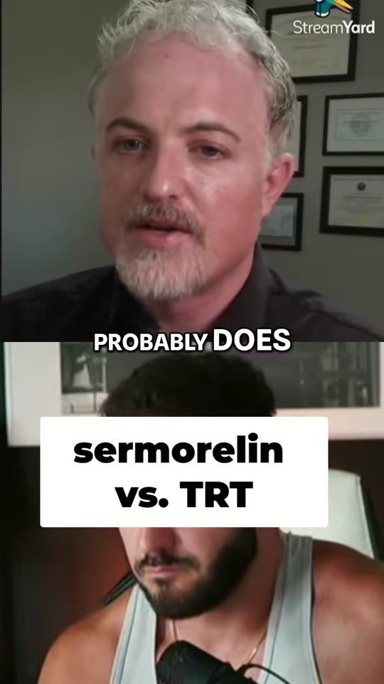 TRT vs sermorelin: what the science says about both