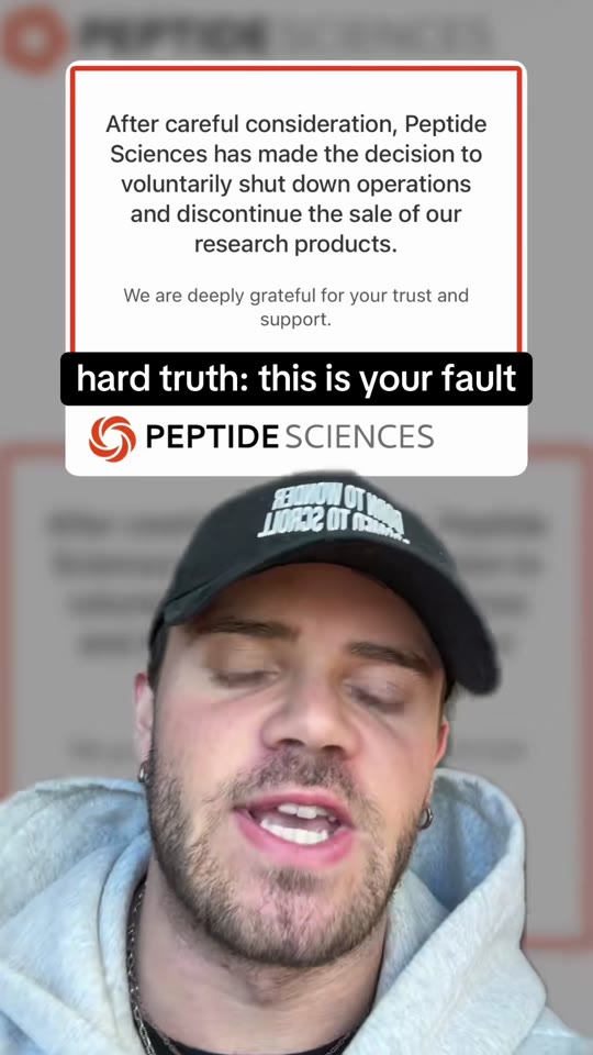 Peptide 'crashout' content: what TikTok gets wrong about bioactive peptides