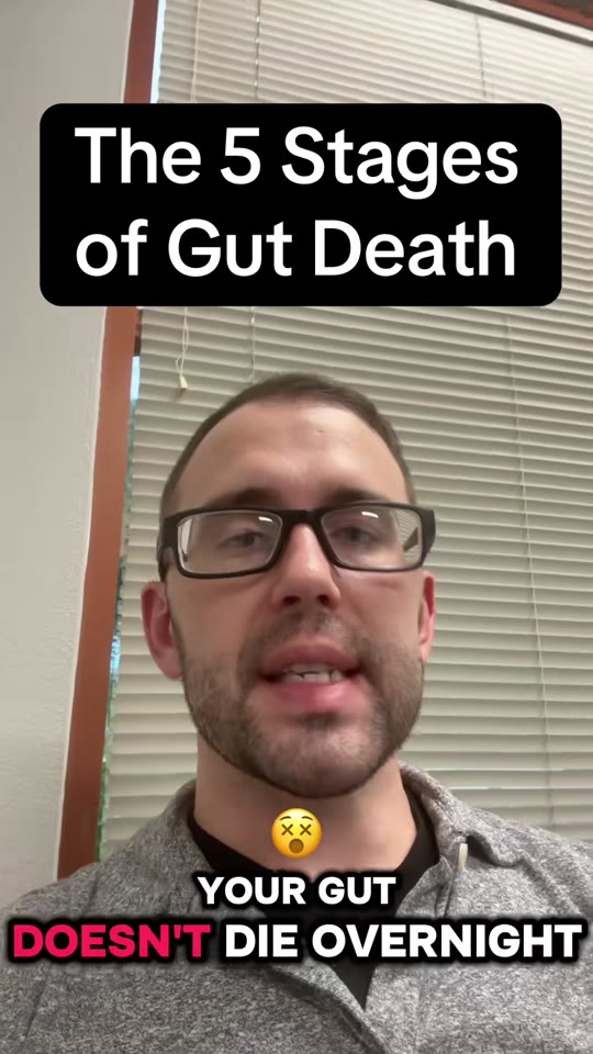 Do guts really 'die in 5 stages'? What the science says
