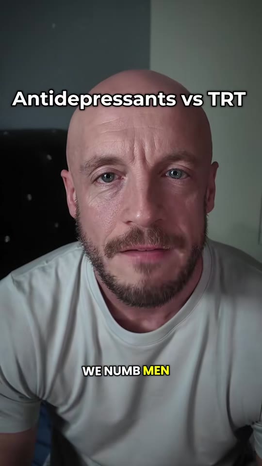 TRT vs. antidepressants for men over 40: what the evidence says
