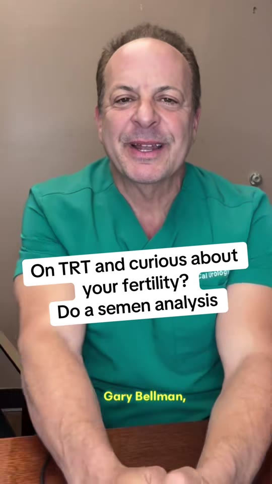 Dr. Bellman's TRT fertility advice is spot-on, but incomplete