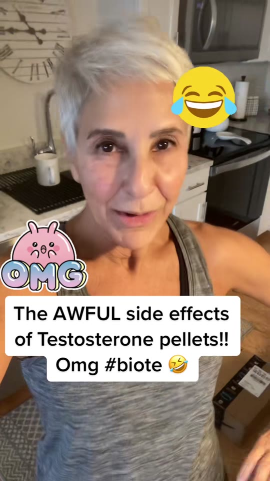 @1wendy27's testosterone pellet side effects, fact-checked