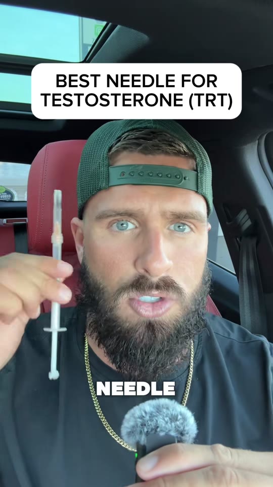 TikTok needle advice for TRT shots needs more context