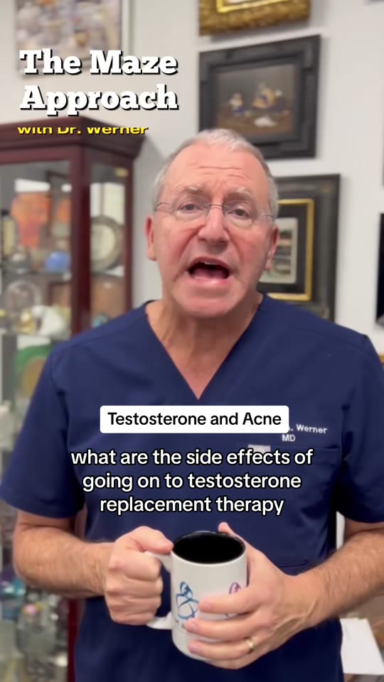Does testosterone replacement therapy really cause acne?