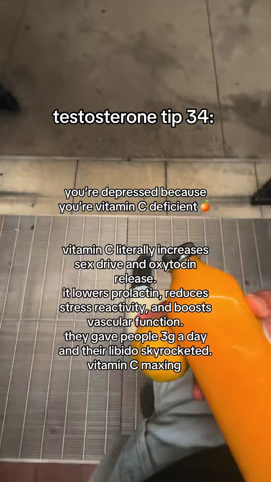 Can vitamin C really boost testosterone and libido?