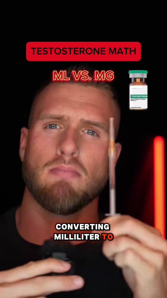 Converting ML to MG on a TRT syringe: what's accurate and what's not