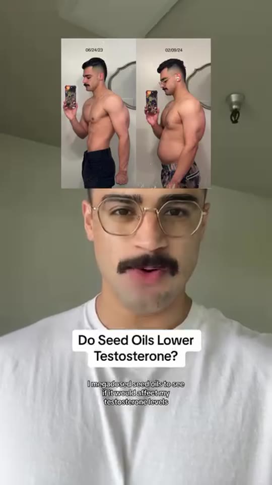 Do seed oils actually lower testosterone? We checked