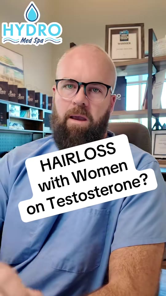 @hydromedspa's testosterone hair loss claim, fact-checked