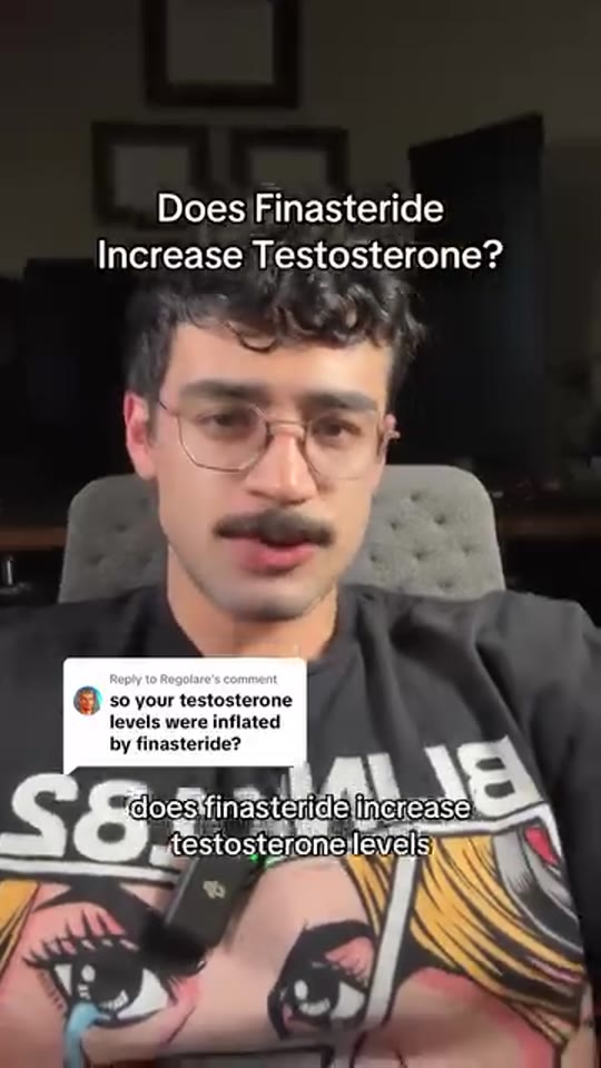 Does finasteride boost testosterone? @onehottrail's claim checked