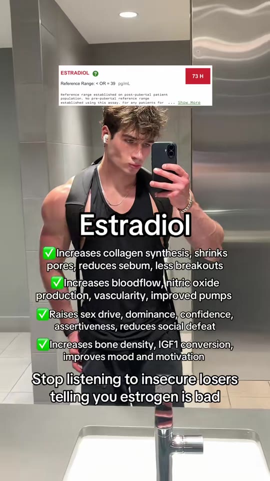 Does estradiol matter as much as testosterone in men? Here's what the data says