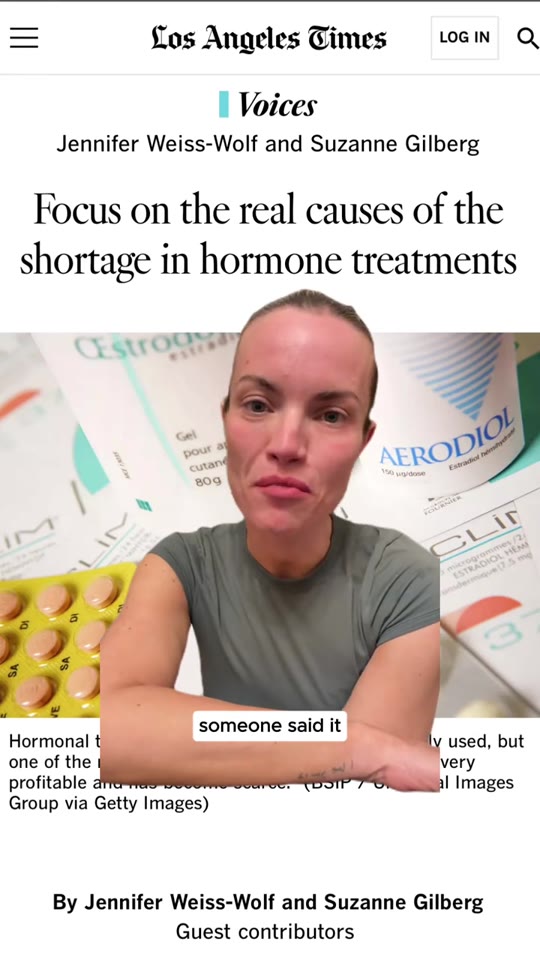 Estradiol patch shortages: what's real, what's overstated
