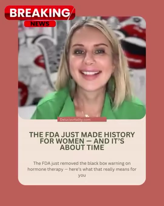 Did the FDA really remove the hormone therapy black box warning?