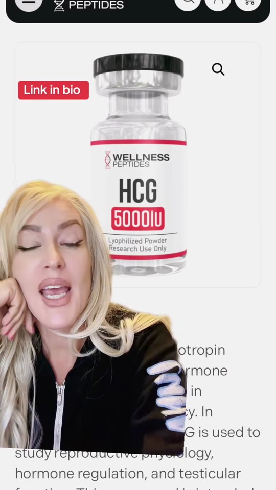 @justagrownwoman's HCG peptide claims need context