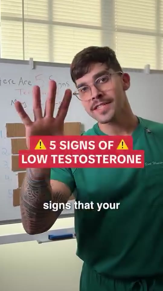 @drjoel_md's low testosterone signs, fact-checked