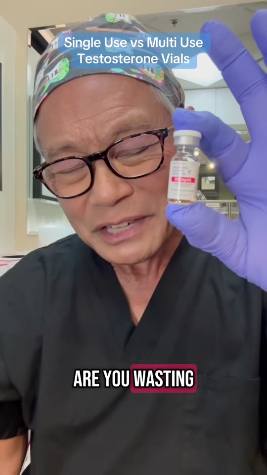 @tikdoctony's testosterone vial advice, fact-checked