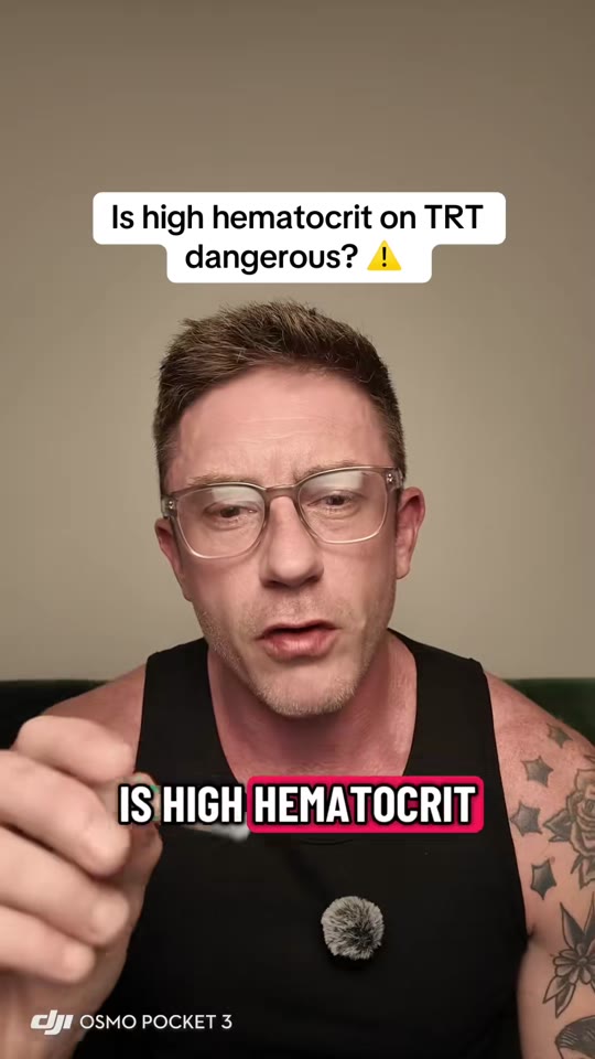 TRT and high hematocrit: is thick blood actually dangerous?