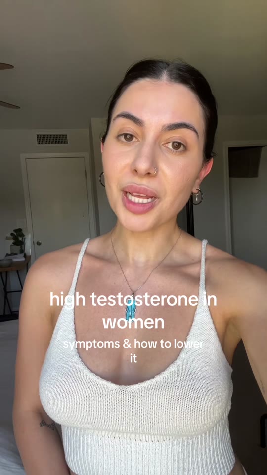 Does high testosterone really cause acne in women?