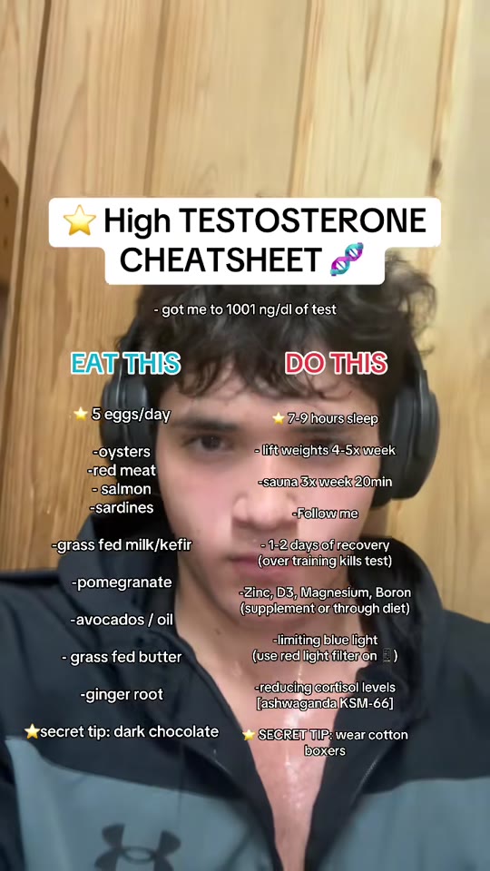 @ahusai's testosterone tips, fact-checked